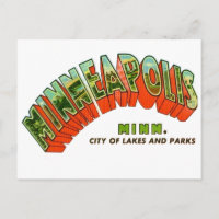 Vintage  Minneapolis Postcard