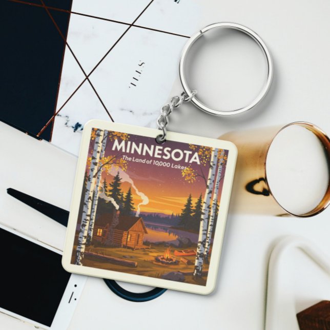  Vintage Minnesota Key Ring (Creator Uploaded)