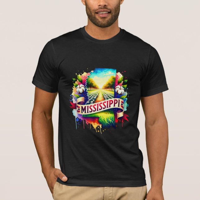 Vintage Minnesota Map T-Shirts – Retro us state (Front)