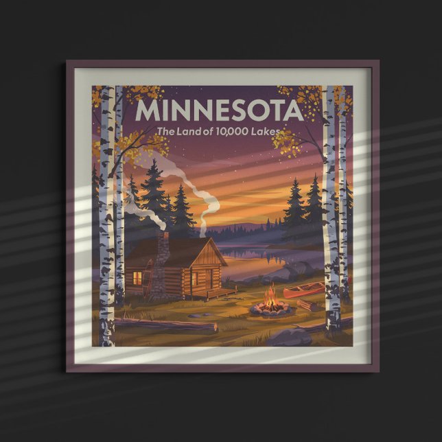 Vintage Minnesota Poster (Creator Uploaded)