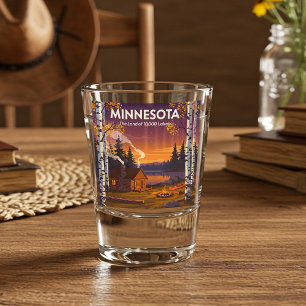  Vintage Minnesota Shot Glass