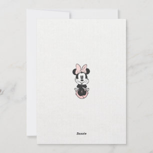 Vintage Minnie Mouse invitation fancy