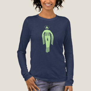 Vintage Mint Green Woman Turban Turkey Art Nouveau Tri-Blend Shirt
