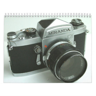 Vintage Miranda G 35mm SLR Camera Calendar 2013