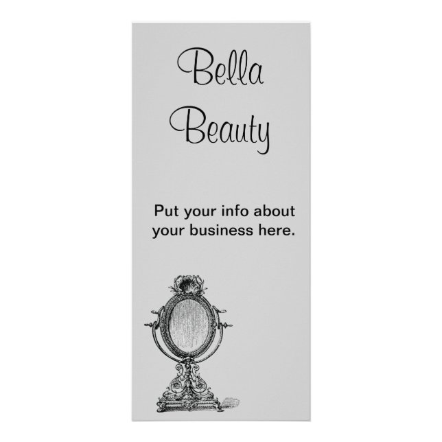 Vintage Mirror Rack Card (Front)
