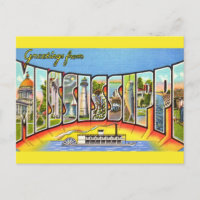 Vintage Mississippi Greetings 