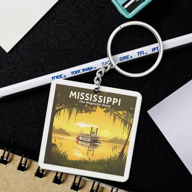  Vintage Mississippi Key Ring (Creator Uploaded)