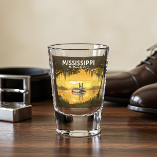  Vintage Mississippi Shot Glass