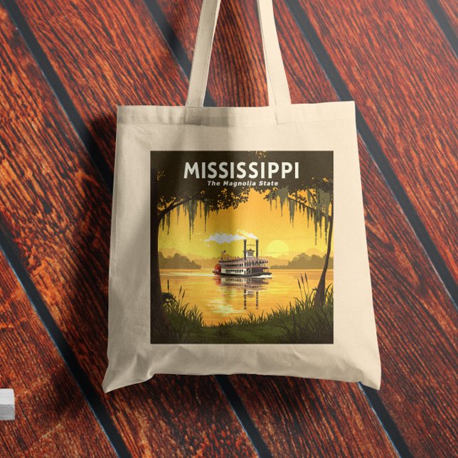  Vintage Mississippi Tote Bag (Creator Uploaded)