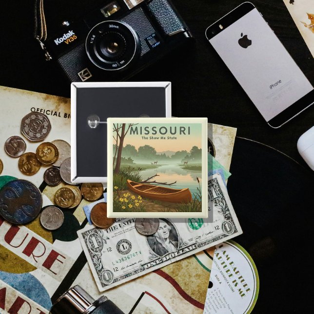 Vintage Missouri 15 Cm Square Badge (Creator Uploaded)