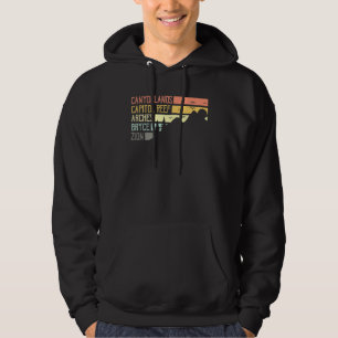 Vintage Moab Souvenir Big 5 Utah Mighty Five Natio Hoodie