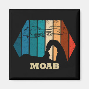 Vintage Moab - Utah - Arches National Park Magnet