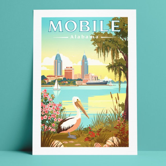 Vintage Mobile Alabama Postcard (Creator Uploaded)