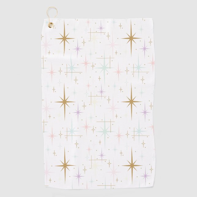 Vintage Mod Golf Towel (Front)