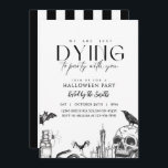 Vintage Modern Adult Halloween Party Invitation<br><div class="desc">Adult Halloween party invitation perfect for your next Halloween costume party or Halloween birthday party.</div>