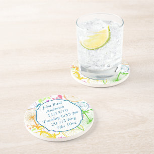 Vintage Modern Bicycle Colourful Coasters
