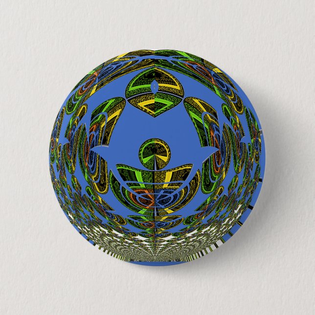 Vintage modern Motif 6 Cm Round Badge (Front)