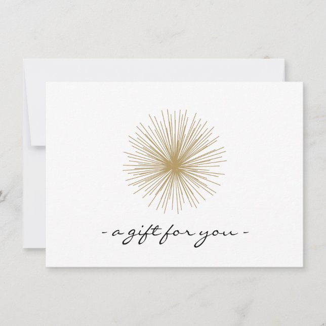 VINTAGE MODERNIST Gift Certificate (Front)