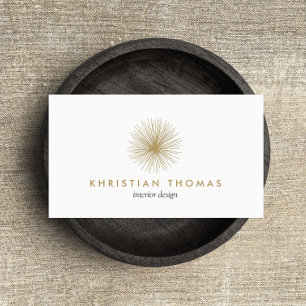 VINTAGE MODERNIST INTERIOR DESIGNER, DECORATOR BUSINESS CARD
