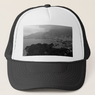 Vintage Monaco Monte-Carlo coast view Watch Trucker Hat