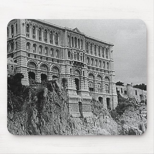 Vintage Monaco Oceanographic Museum Mouse Pad (Front)