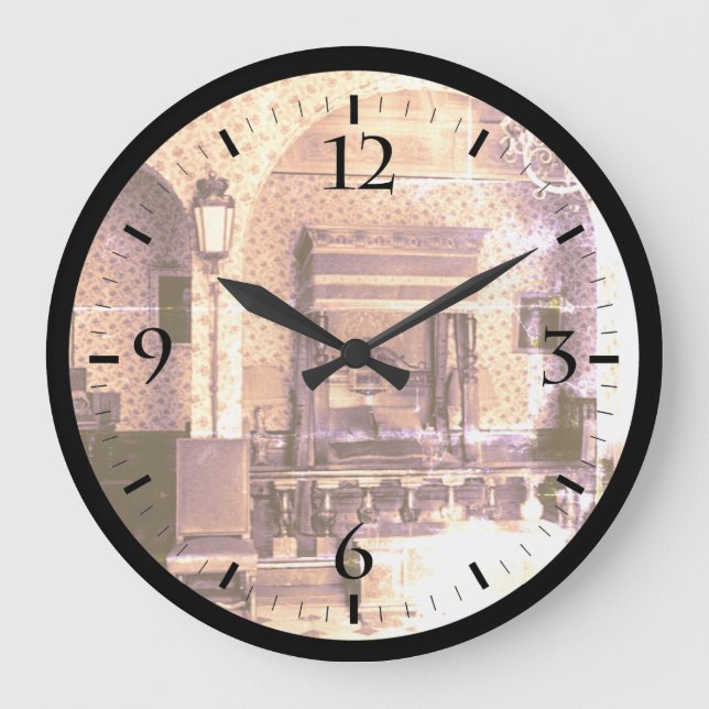 Vintage Monaco Palace Prince Louis XIII Large Clock (Front)