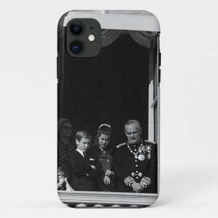 Vintage Monaco princely family in palace balcony Case-Mate iPhone Case