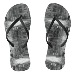 Vintage Monaco Prince's palace Mazarin Room Jandals
