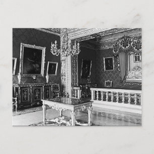 Vintage Monaco Prince's palace York Room Postcard