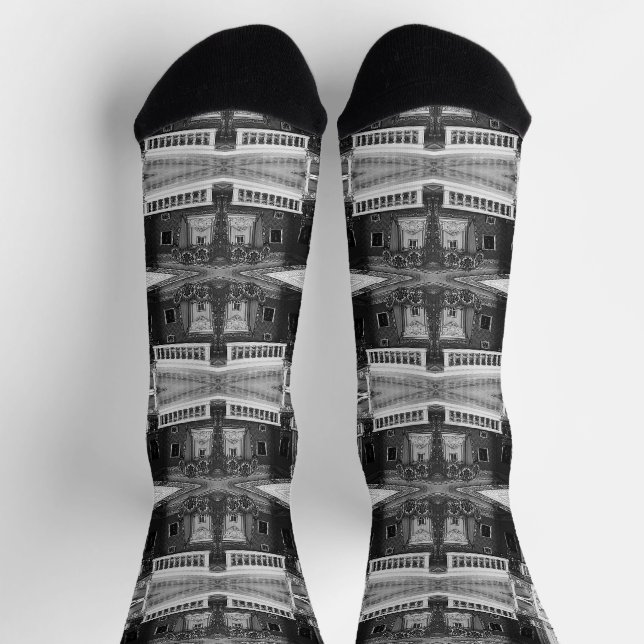 Vintage Monaco Prince's palace York Room Socks (Top)