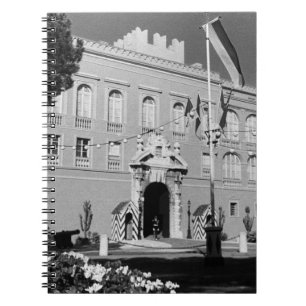 Vintage Monaco Principality princely palace 1970 Spiral Notebook