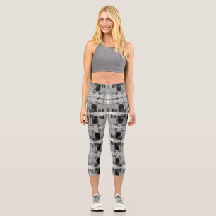 Vintage Monaco Principality princely palace Capri Leggings