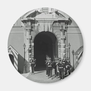 Vintage Monaco Principality princely palace Magnet