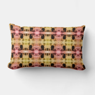 Vintage Monaco Principality princely palace Throw Lumbar Cushion