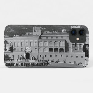 Vintage Monaco Principality square palace Case-Mate iPhone Case