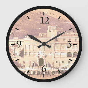Vintage Monaco Principality square palace Watch Large Clock