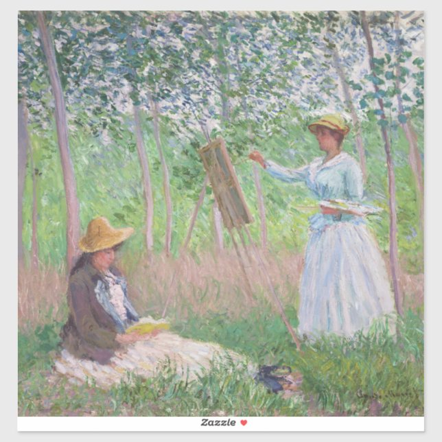 Vintage Monet Dappled Sunlight Forest Art (Sheet)