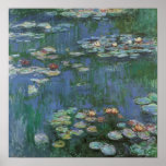 Vintage Monet Water Lilies Poster<br><div class="desc">Monet Water Lilies</div>