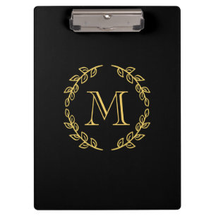 Vintage Monogram Clipboard