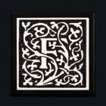 Vintage Monogram F Art Nouveau Letter Gift Box<br><div class="desc">Art nouveau Letters - Monograms from the Arts & Crafts Movement This letter F is a lovely rugged monogram created in 1901, and published in a set of books. The monogram F is surrounded by a wonderful hand-drawn vine pattern, very much in the style of the art nouveau patterns in...</div>