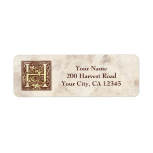 Vintage Monogram H