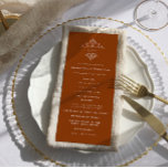 Vintage Monogram | Ornate Boho Wedding Program Programme<br><div class="desc">Vintage monogram wedding collection. Can be customised to any colour combo. Less can be more. This is the inspiration behind this modern, minimalist collection. Featuring trendy fonts and layouts in minimal modern styling. Don’t get it twisted… minimal doesn’t mean lacking, plain or dull… instead, think of it as refined, timeless,...</div>