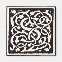 Vintage Monogram S Art Nouveau Letter