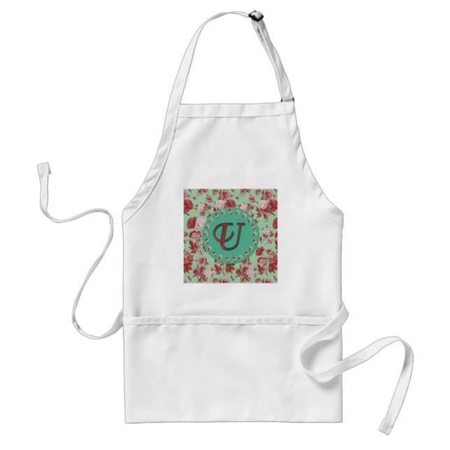 Vintage Monogram U Standard Apron (Front)