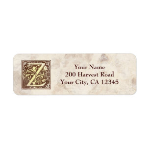 Vintage Monogram Z