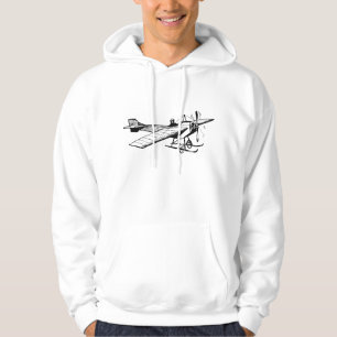 Vintage Monoplane - Black Hoodie
