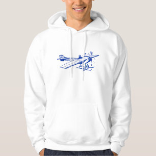 Vintage Monoplane - Navy Blue Hoodie