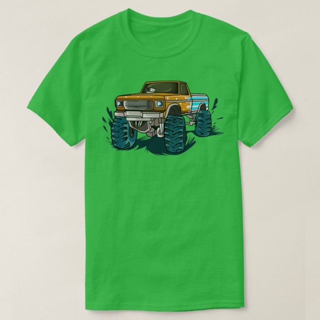 Vintage Monster Truck 13 T-Shirt (Design Front)