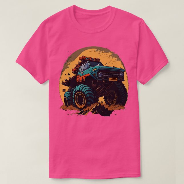 Vintage monster truck 3 T-Shirt (Design Front)