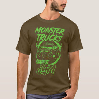 Vintage Monster Trucks Are My Jam Rally toddler Tr T-Shirt